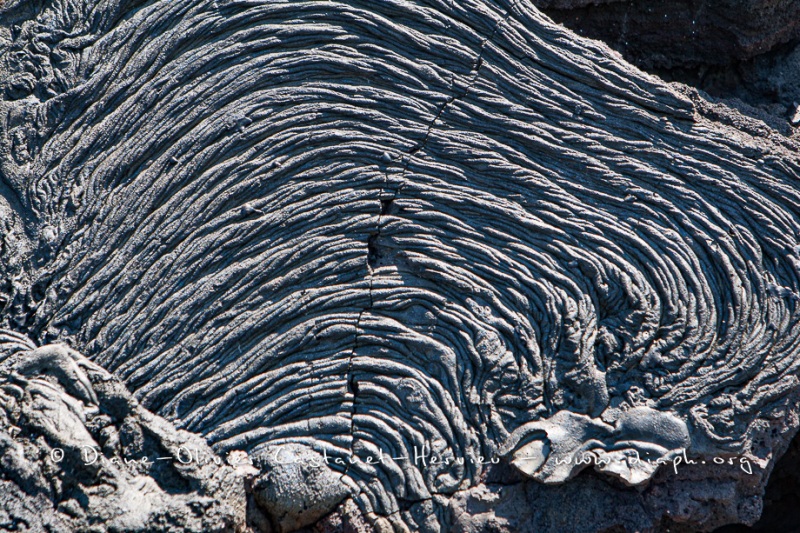 Coulées de lave, île de Santiago, Bahia Sullivan - îles Galapagos