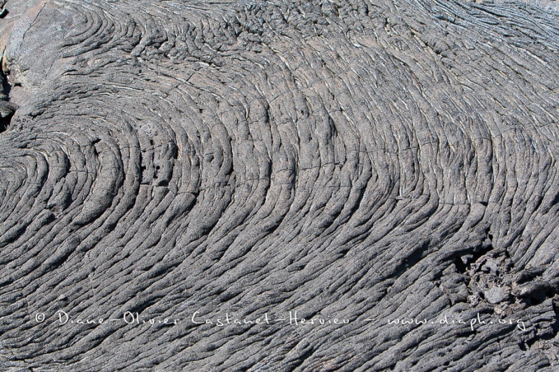 Coulées de lave, île de Santiago, Bahia Sullivan - îles Galapagos