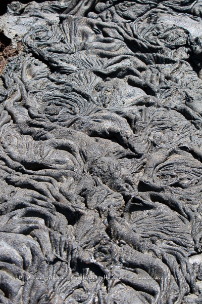 Coulées de lave, île de Santiago, Bahia Sullivan - îles Galapagos