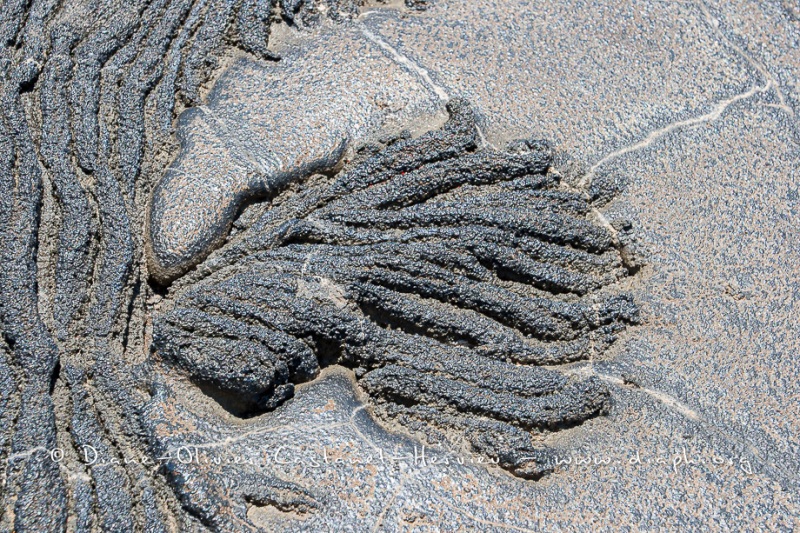 Coulées de lave, île de Santiago, Bahia Sullivan - îles Galapagos