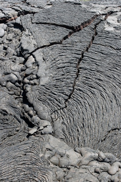 Coulées de lave, île de Santiago, Bahia Sullivan - îles Galapagos