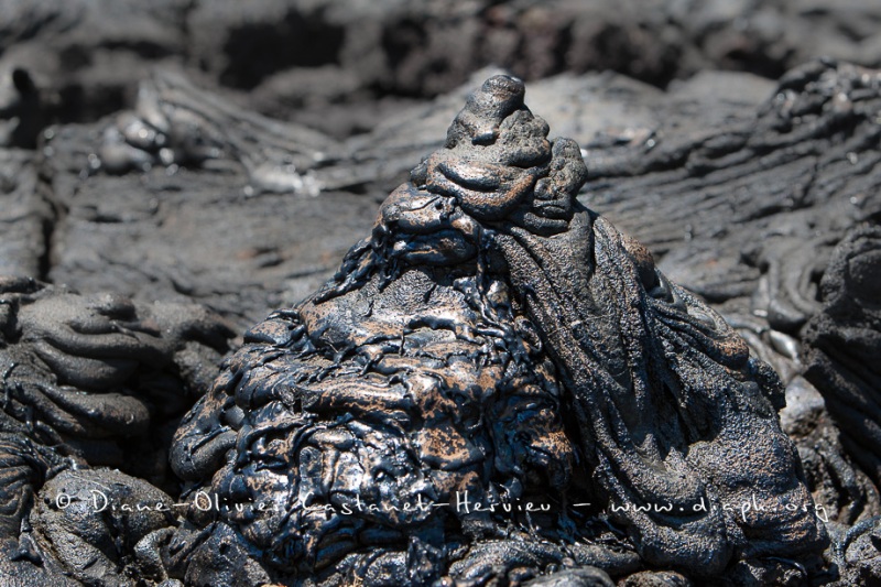 Coulées de lave, île de Santiago, Bahia Sullivan - îles Galapagos