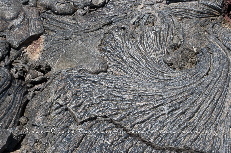 Coulées de lave, île de Santiago, Bahia Sullivan - îles Galapagos