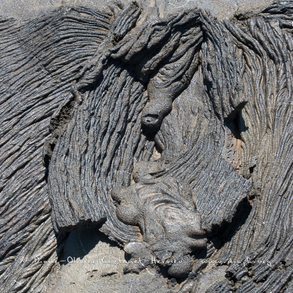 Coulées de lave, île de Santiago, Bahia Sullivan - îles Galapagos