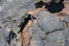 Coulées de lave, île de Santiago, Bahia Sullivan - îles Galapagos