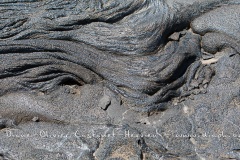 Coulées de lave, île de Santiago, Bahia Sullivan - îles Galapagos