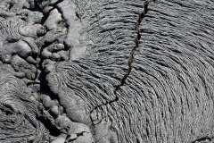 Coulées de lave, île de Santiago, Bahia Sullivan - îles Galapagos