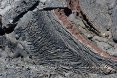Coulées de lave, île de Santiago, Bahia Sullivan - îles Galapagos