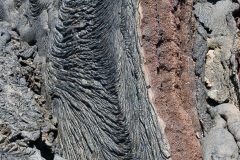 Coulées de lave, île de Santiago, Bahia Sullivan - îles Galapagos