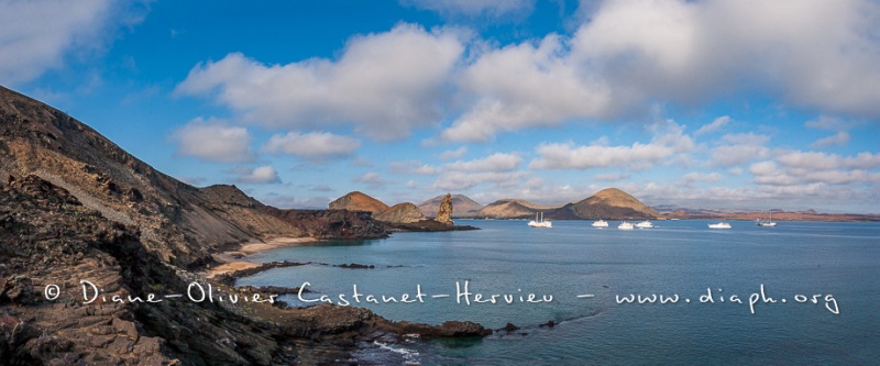 Payysage des Galapagos, île de Bartholomé