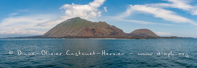 Paysage ïle Isabela, volcan Equador - ïles Galapagos