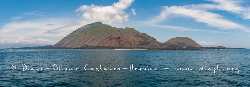 Paysage ïle Isabela, volcan Equador - ïles Galapagos