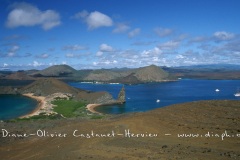 paysage volcanique - île de Bartholome, ïles Galapagos