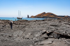 Coulées de lave, île de Santiago, Bahia Sullivan - îles Galapagos
