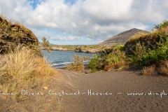 Paysage des Galapagos, île de  Santiago