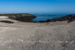 Paysage de l'Estran, ïle Fernandina, - ïles Galapagos
