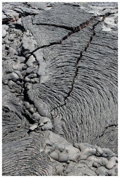 Coulées de lave, île de Santiago, Bahia Sullivan - îles Galapagos