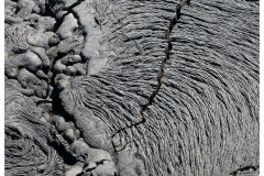 Coulées de lave, île de Santiago, Bahia Sullivan - îles Galapagos