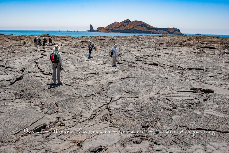 Coulées de lave, île de Santiago, Bahia Sullivan - îles Galapagos