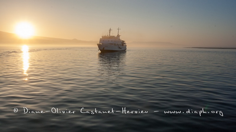 Bateau de croisière aux Galapagos