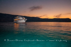 Bateau de croisière aux Galapagos